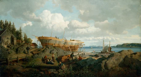 Paisagem (óleo sobre tela)