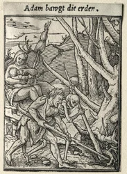 Dança da Morte: Adam Tilling the Ground.