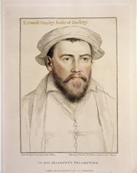 Edward Stanley Earle of Darby (1508-1572) gravado por Francesco Bartolozzi (1727-1815) em 1793