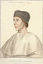 John Colet (c.1467-1519), decano de São Paulo, gravado por Francesco Bartolozzi (1727-1815)
