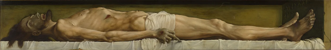 O Cristo Morto, 1521 (tempera no painel)