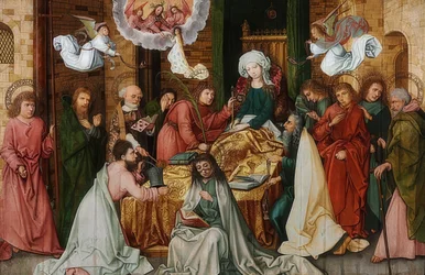 A morte da Virgem Maria. 1492
