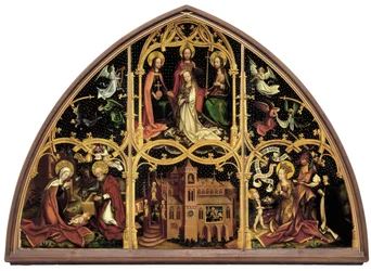 Alemão: Basilika Santa Maria Maggiore, rechter Tafel: Enthauptung der hl. Dorothea Basílica Santa Maria Maggiore