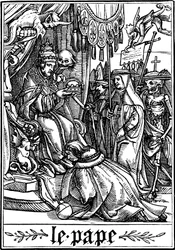 O Papa visitado pela Morte, 1538