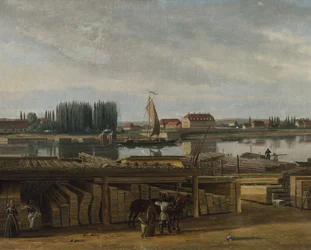 Da área de Dresden, c.1829-30 (óleo sobre tela)