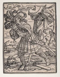 O Conde, de A Dança da Morte, ca. 1526, publicado em 1538.