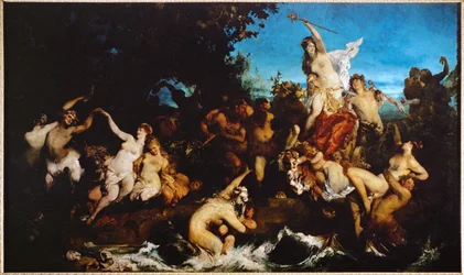 O triunfo de Ariadne (óleo sobre tela)