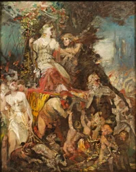 Hans Makart Cortejo triunfal de Diana com Baco