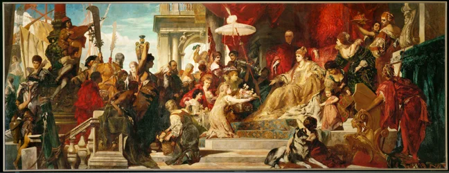 Venedig homenageia Caterina Cornaro (pintura sobre tela)