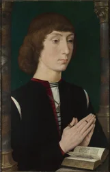 Um jovem em oração, década de 1470