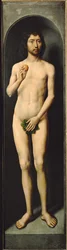 Adão (óleo sobre madeira de carvalho)