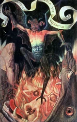 Inferno, painel da direita do Tríptico da Vaidade Terrena e da Salvação Divina, c.1485