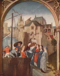 A chegada de Santa Úrsula em Colônia, 1489, c1915