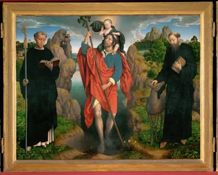 Tríptico de São Cristóvão (pintura sobre carvalho)