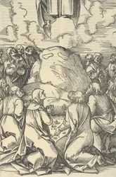 A Ascensão de Cristo, do Espelho da Paixão de Nosso Senhor Jesus Cristo, 1507