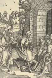 A entrada em Jerusalém, do Espelho da Paixão de Nosso Senhor Jesus Cristo, 1507