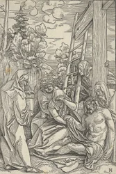 A Lamentação, de A Vida de Cristo, c. 1511-12.