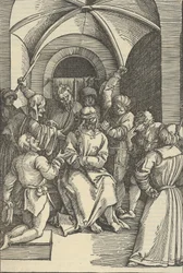 A zombaria de Cristo, do espelho da paixão de nosso Senhor Jesus Cristo, 1507