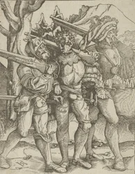 Três soldados com mosquetes, ca. 1511-15.
