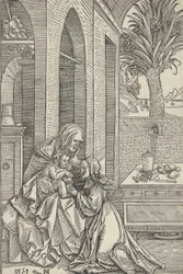 Virgem e o Menino com Santa Ana, 1510.