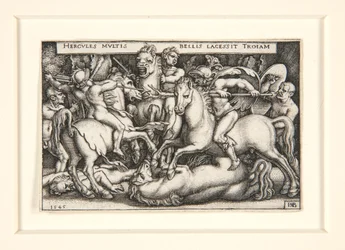 Hércules derrotando os Trojans