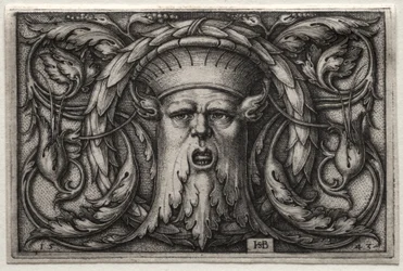 Ornamento da cabeça e coroa de sátiro