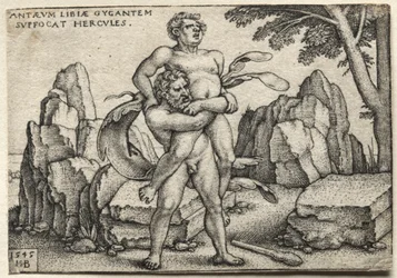 Hércules esmagando Antaeus