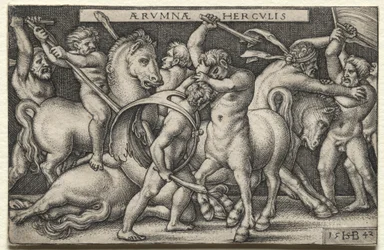 Hércules a derrotar os centauros