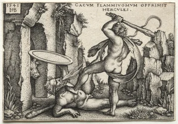 Hércules a matar o gigante Caco