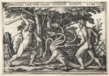 Os trabalhos de Hércules: Hércules matando a Hidra de Lernean