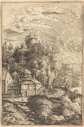Paisagem com Castelo e Sol Radiante, 1553.
