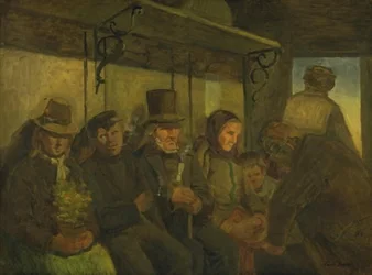 Viajantes em um Compartimento de Terceira Classe