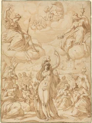 Alegoria de Minerva como a Cabeça das Musas
