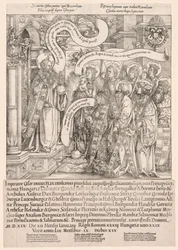 Maximiliano Apresentado por Seus Santos Padroeiros ao Todo-Poderoso, 1519.