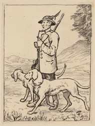 Desenho para a cartilha: Caçador