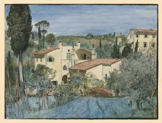 Uma villa nos arredores de Florença
