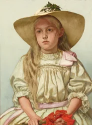 Retrato de uma rapariga (Ella com chapéu de palha)