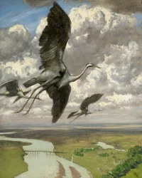 Aves Maravilhosas, 1892 (óleo sobre papelão)