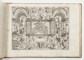 Placa 17, de Grotteßco de várias maneiras (Vários grotescos)