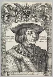 Retrato do imperador Maximiliano I, 1519.