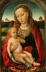 Virgem e Criança, c.1487 (óleo sobre painel de carvalho)