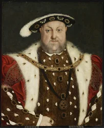 Retrato de Henrique VIII, segunda metade do século XVI (óleo sobre painel de carvalho)