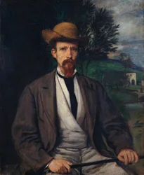 Autorretrato com chapéu amarelo