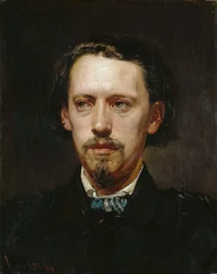 Retrato de Heinrich Anton Heger 1832-1888, 1861.