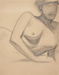 Modelo feminino deitada