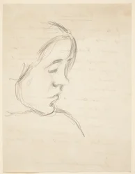 Retrato de Bodil, irmã do artista
