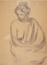 Modelo feminino sentado