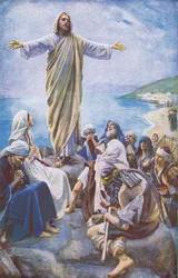 Venha até mim, ilustração deHarold Copping Pictures: The Crown Series, c.1920s