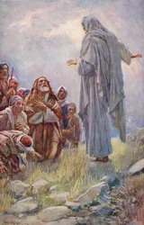 Novo Testamento: "Ensinai todas as nações" (litografia a cores)