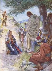 A fé de Martha, ilustração de imagens que ensinam a série de coroa, 1920